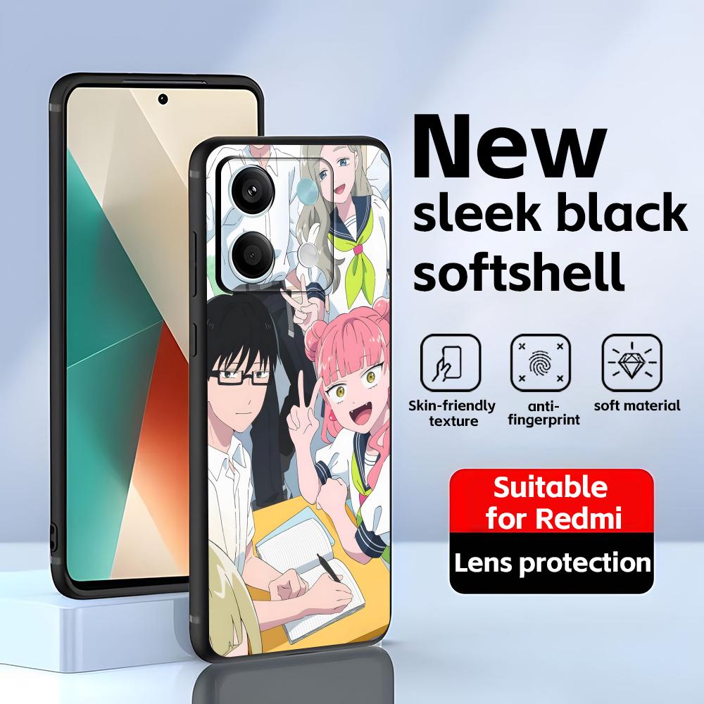 Du und ich sind Polar Gegensätze Handyhülle für Redmi Note 14 13 12 11 Pro Plus S 5G 14C A3 Weiche Schwarze Handyhülle