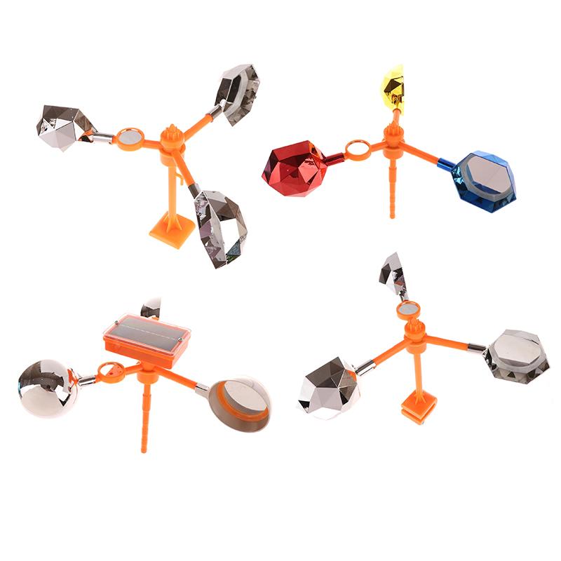 1 Set Waterproof Solar Energy Bird Repelling Device Reflector Farm Orchard Bird Scaring Device 360° Rotating Solar Bird Repeller