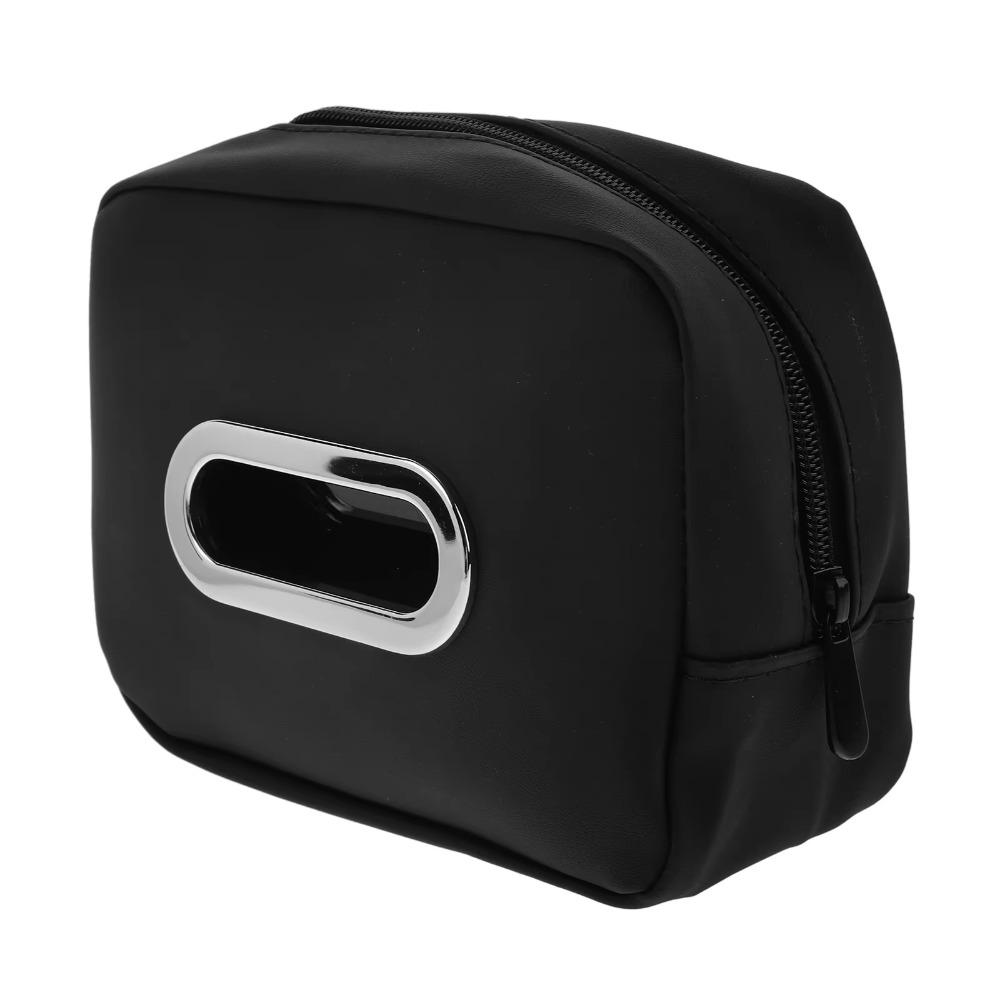 PU Leather Car Tissue Box Zipper Backseat Tissue Case Car Seat Back Organizer  Sun Visor