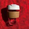 Silica Gel Glass Coffee Cup Cork Set of Insulation Against the Hot Ideas with Cup