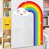 Colorful Rainbow Decorative Stickers Children's Room Kindergartens Playgrounds Entrance Atmosphere Flooring Ugly Covering Poster