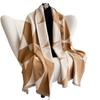 Versatile Imitation Cashmere Fringed Scarf Autumn And Winter With Loose Shawl High-End Women
