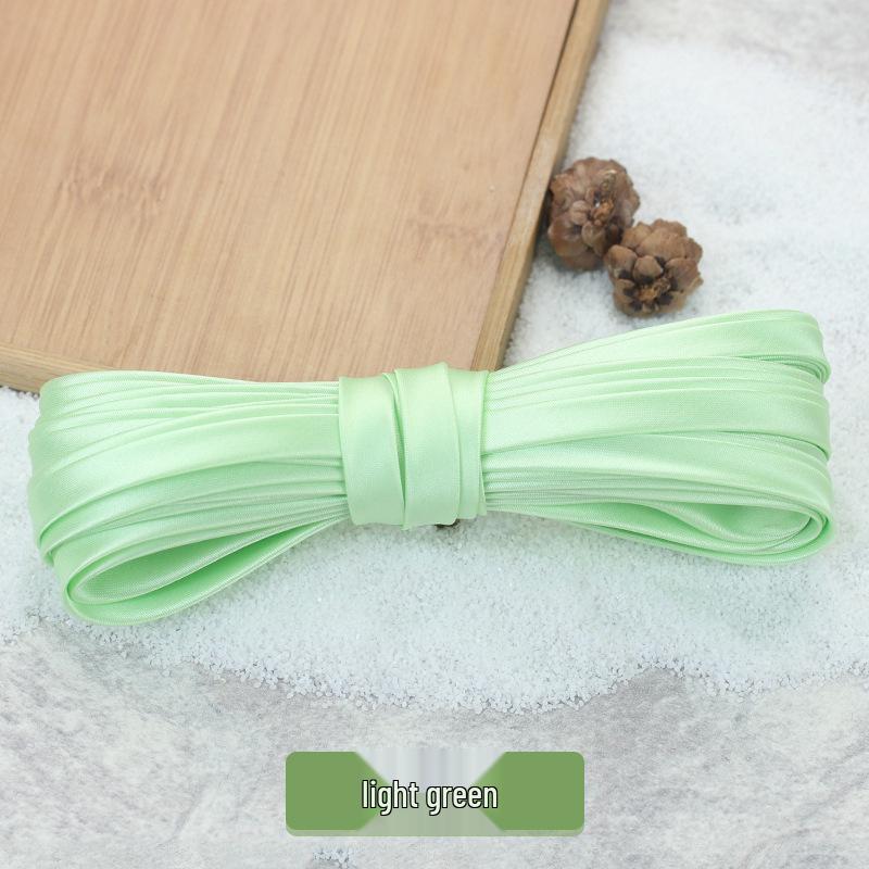 Hengmeihe 0.85cm Satin Cheongsam Hemming Strip: Solid Color, Imitation Silk, Non-Iron Accessories for Women