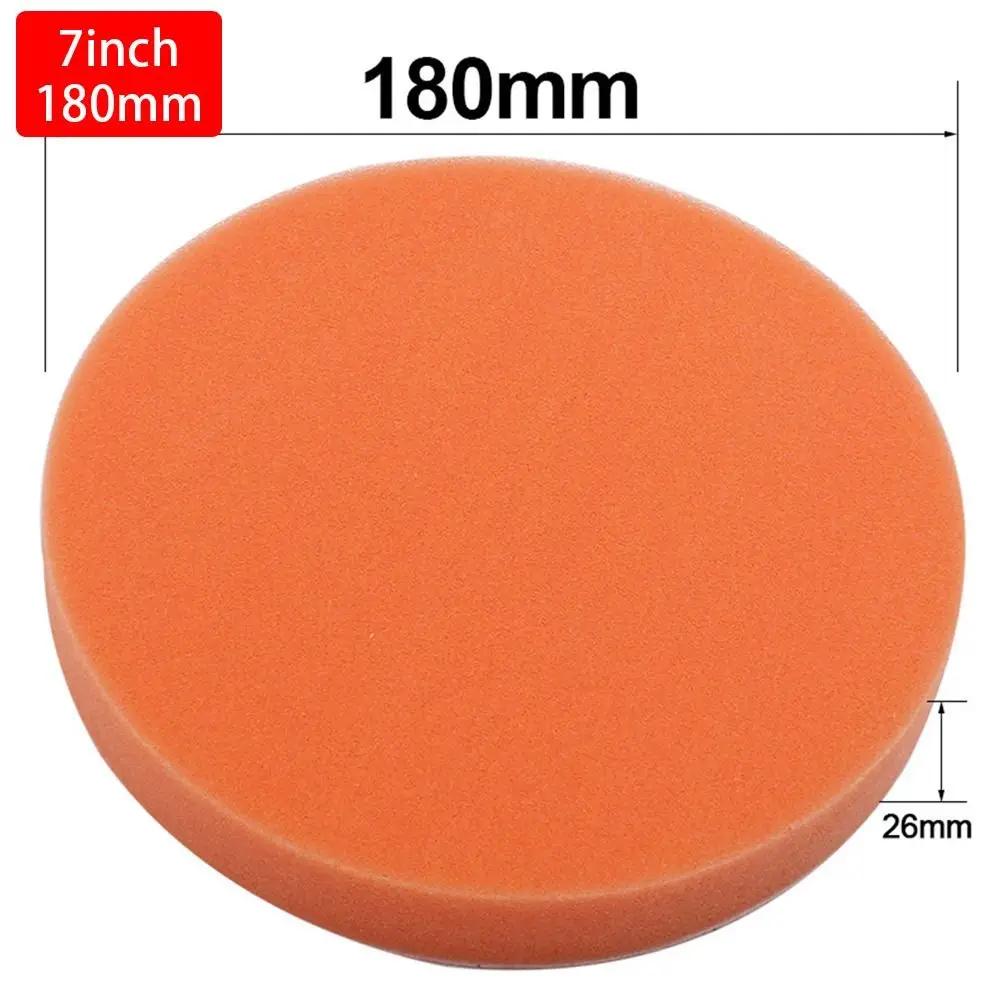1Pcs Sponge Buffing Foam Sponge Polishing Pad Removes Scratches Polisher Drill Wheel Adapter Car Polishing Disc Flat Wavy