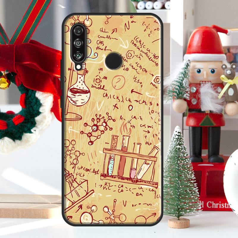 

Science Chemistry Style For Huawei Nova Y73 Y60 Y70 Y90 Y72 Y61 Y91 7i 8i 11i 12i 12s 9 10 SE P20 P30 P40 Lite Case Huawei P30 Pro