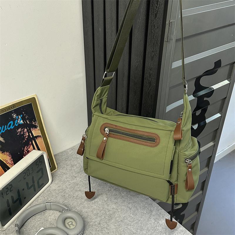 Herren Umhängetasche mit großem Fassungsvermögen Student Messenger Bag
