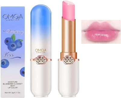 LIANGNISHI Color Changing Temperature Changing Jelly Temperature Moisturizing Lip Peach Blueberry Lipstick, Lipstick, Lipstick, Changing, Balm,