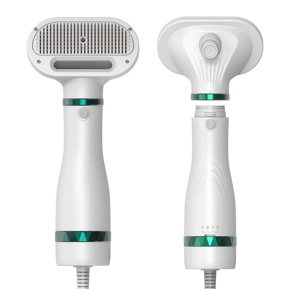 Uscător de păr 2 în 1 pentru animale de companie, portabil, pieptene pentru uscat pisici și câini, dispozitiv pentru îngrijirea și toaletarea animalelor de companie