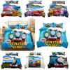 High-quality Thomas Cartoon Digital Print Bedding Set Flower Pattern Suitable For 1.8m Bed