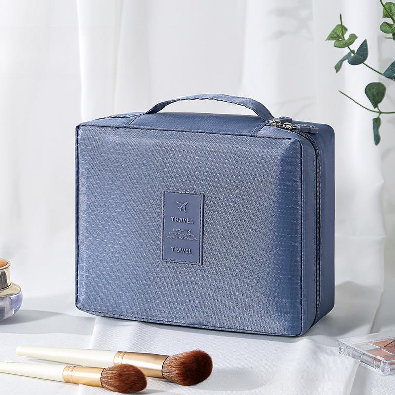 Large Capacity Korean Style Portable Travel Toiletry Bag Multifunctional Square Cosmetic Organizer KTB