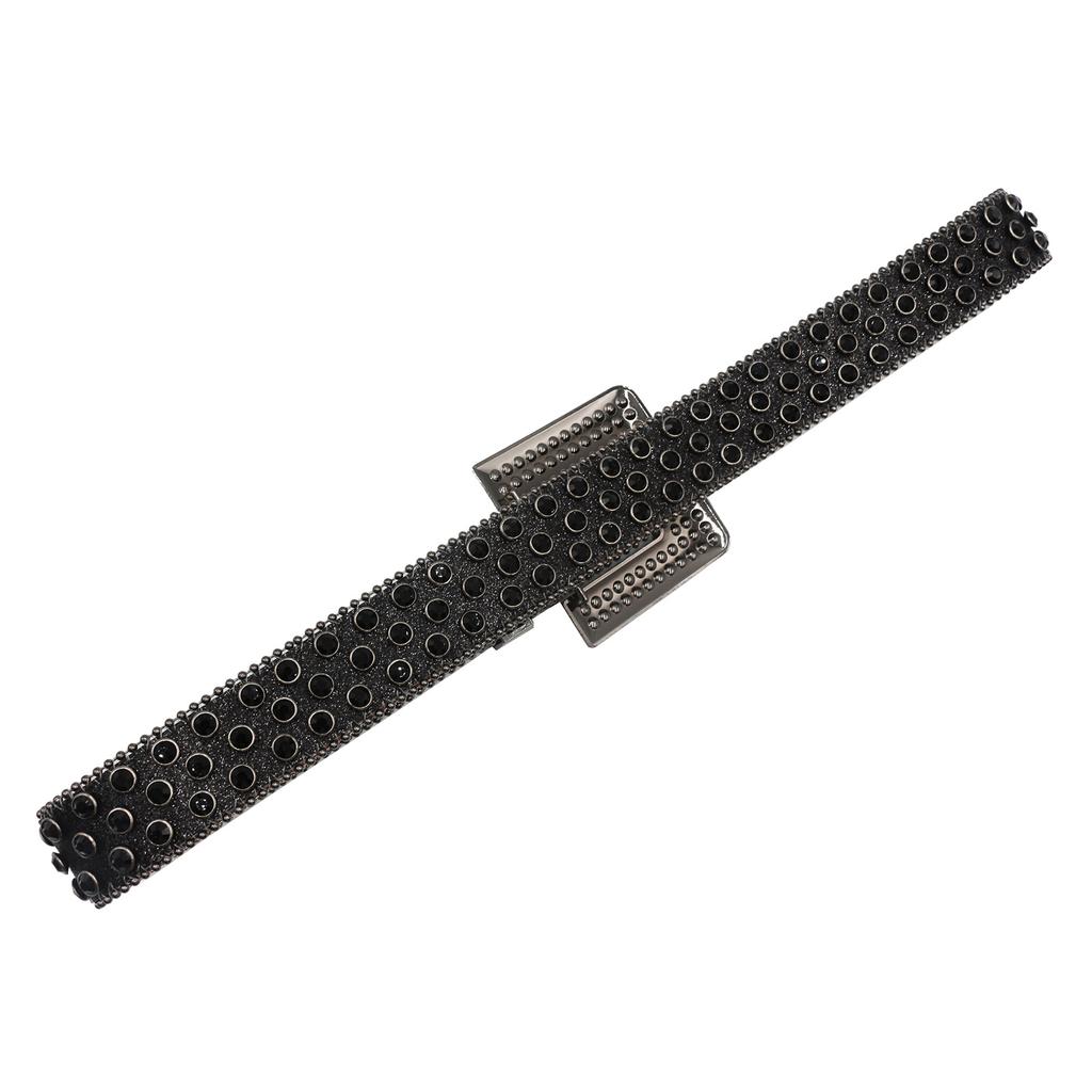 Rhinestone Belt for Women Ins Style Wide Belt Decoration European and American Fashion Personality Sequin Jeans Belt Versatile Design Sense