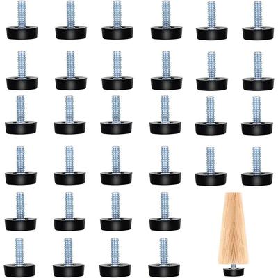 32 Stück verstellbare Möbelfüße, Schraubfüße, Möbelnivellierungsfüße, M8-Gewinde