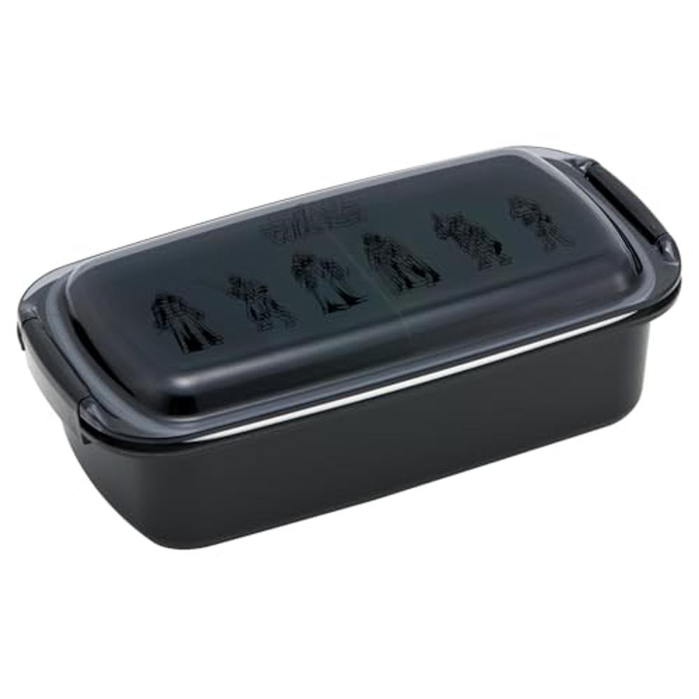 

Skater Bento Box, Biomass, Easy to Wash, Lunch 1 Tier, 820ml, Fluffy Dome Lid, Dishwasher Safe, Microwave Made in Japan, Disney STAR WARS PTLB9B-A