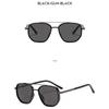 Women's Sunglasses, Men's and Women's Fashion Double-beam Metal Sunglasses, Driving Sunglasses