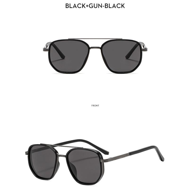 Women's Sunglasses, Men's and Women's Fashion Double-beam Metal Sunglasses, Driving Sunglasses