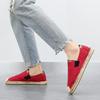 Red Summer Fisherman Shoes Men Breathable Linen Casual Shoes Man Flats Lightweight Comfy Lazy Shoes For Men Zapatos Para Hombre