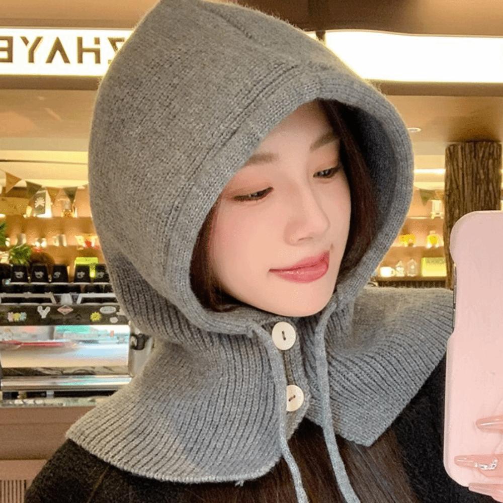 Beanie Ear Protection Hat Pullover Hat Winter Cap Cute Balaclava Hat  Winter/Autumn