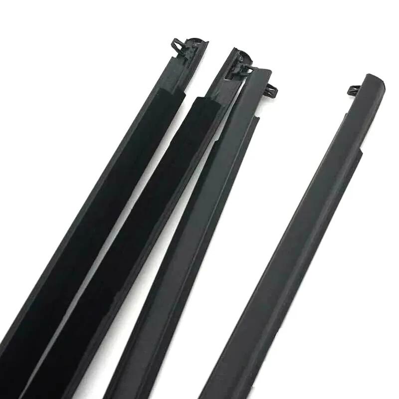 4 Stück Fensterdichtungsleisten für Mazda 3 2004-2009 Äußere Fensterglas-Dichtungsbänder Zierleisten für Vorder- und Hinterfenster Wasserdicht
