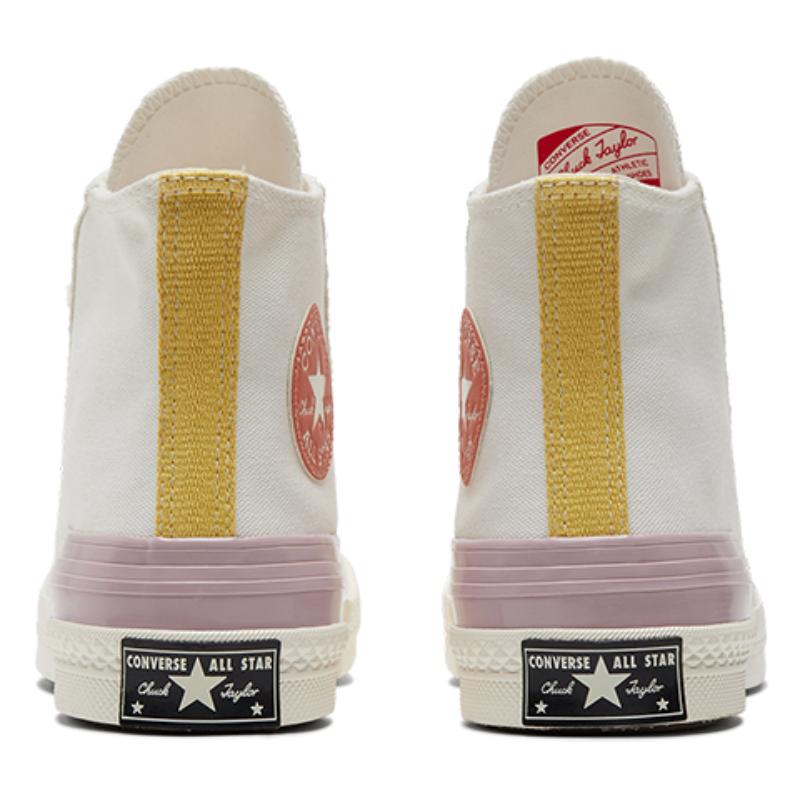 Converse Chuck Taylor All Star 1970s Trendy High-Top Espadrilles Women's White Pink