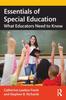 Kniha Essentials of Special Education : What Educators Need To Know