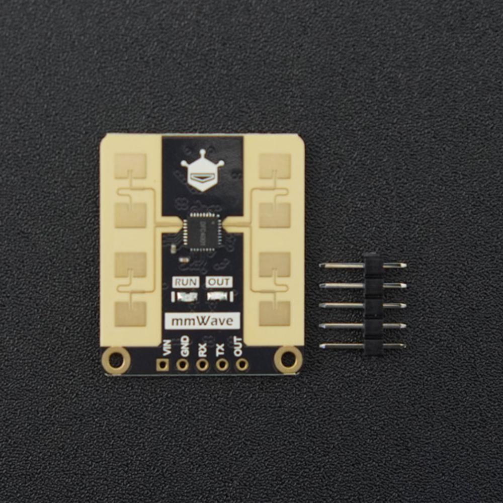 DFRobot mmWave C4001 24GHz Sensor zur Erkennung von menschlicher Anwesenheit, Entfernung und Geschwindigkeit, 25 Meter, UART für Echtzeit-Überwachung und Tracking