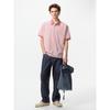 Uniqlo Japan Dry Kanoko Border Polo Shirt
