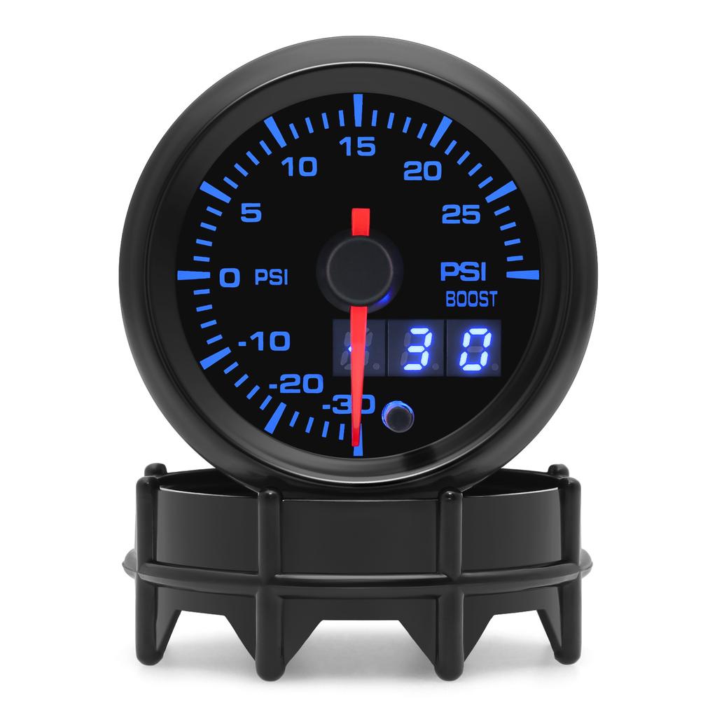 12V 7 Colors LED 2" 52mm Boost/Water Temp/Oil temp/Oil pressure/Voltmeter/Air Fuel ratio/EGT/Tachometer RPM Vaccum For Cars