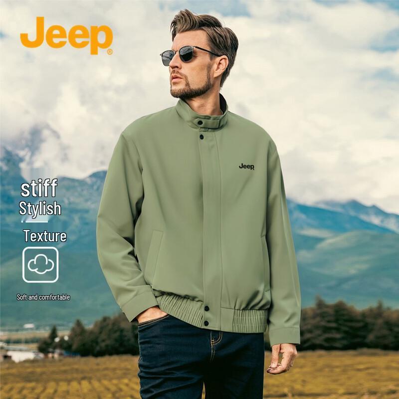 JEEP Men s Stand-Collar Bomber Jacket 3XL