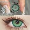 Eyeshare 2PCS New Fashion Color Contact Lenses Blue Glasses Lenses Brown Natural Beauty Lenses Green Fashion Lenses