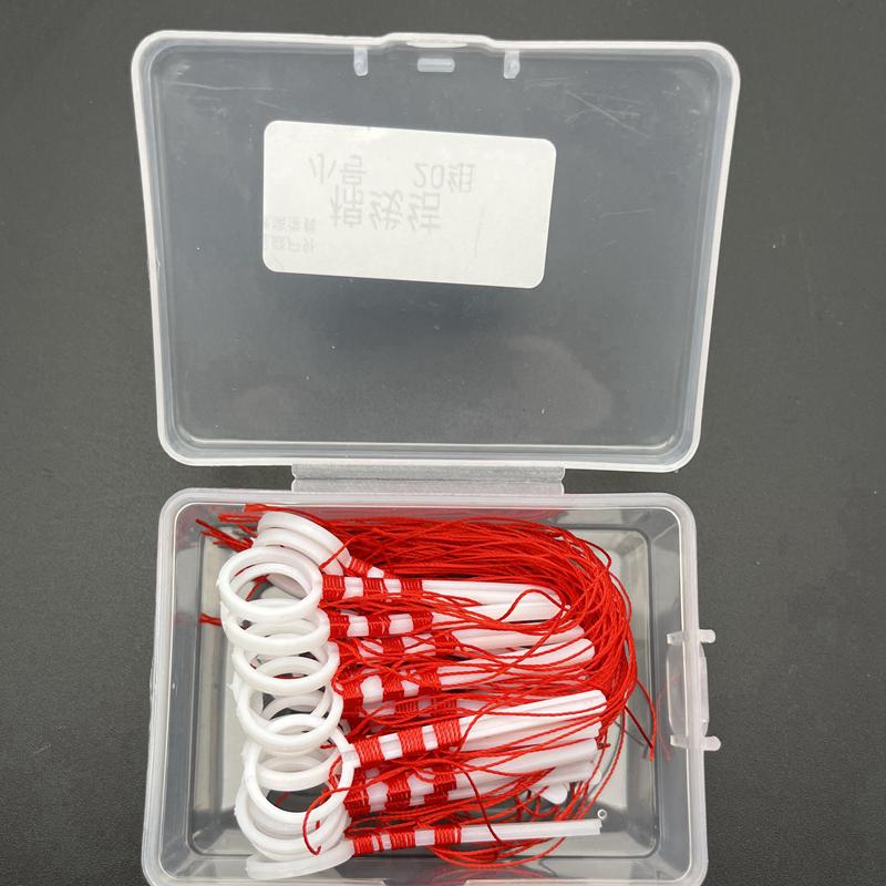 Węzeł do żyłki bawełnianej na ryby z brzegu - Koralik pozycjonujący spławik ślizgowy i stoper do wędkarstwa morskiego, Kompatybilny z przelotkami.