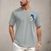 Men's Round Neck Casual Printed Short Sleeve T-Shirt