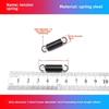 1.0mm Yellow Spring Steel Tension Spring with Hook Clamp for Mop Brake Binding Machine