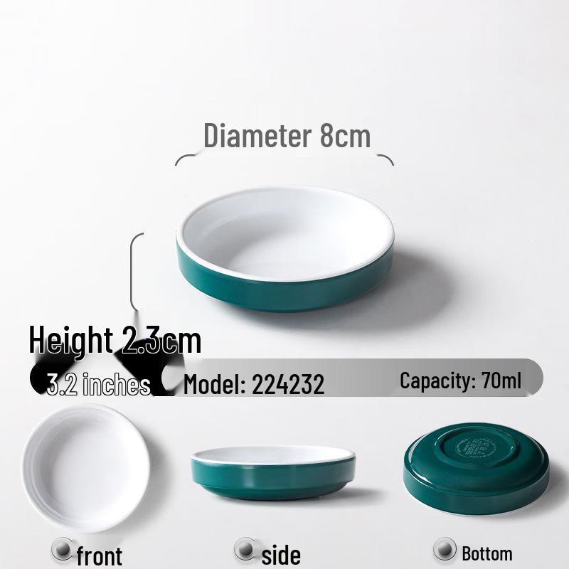 Heerli Melamine Small Commercial Rice Bowls (10-Pack)