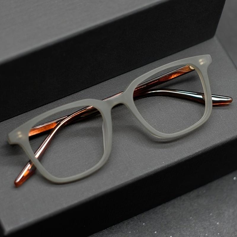 1Pc Square Glasses Frame Unisex Lightweight Eyeglasses With Clear Lenses Frame For Women Men Eyewear