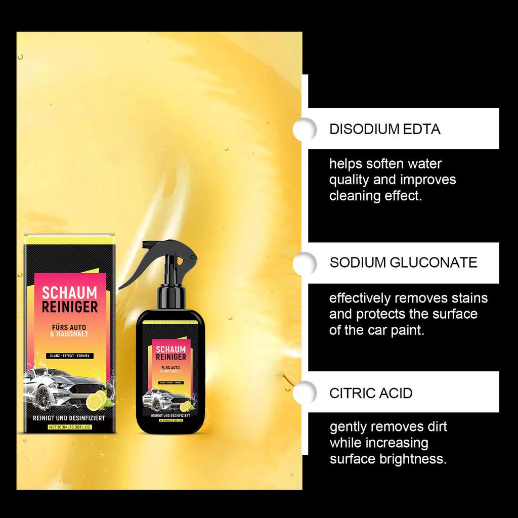 Homonth Car Cleaning Spray And Dirt From The Car Surface, Cleans, Cares, Renovates And Maintains 100ML