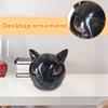 Luxury Black Cats Stone Sculpture,Elegant Home Décor & Gift-Ready Art Piece, Gifts For Lovers Women Men