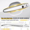 OCPTY 4PCS Door Handle Covers for Nissan Kicks (2017-2022), Maxima/Murano (2016-2022), Rogue (2014-2020), Rogue Sport (2017-2022) - Exterior Driver &