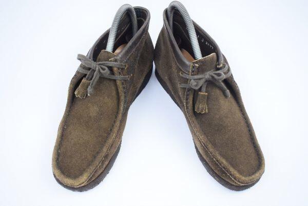 Regal Tassel Moccasin Boots Dark Brown Suede 24.5(USED)