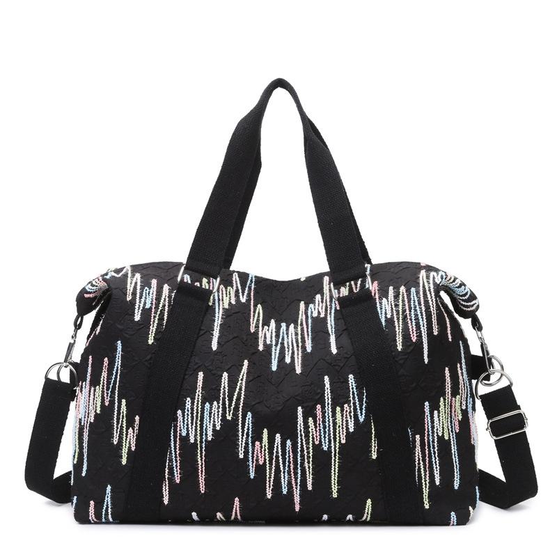 Fresh and lightweight short-distance outing portable travel bag women's trendy yoga bag outing picnic ingredients storage bag