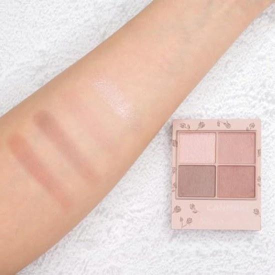 Canmake Silky Suffle Eyes (Matte Type) M06 Remagruge 3.8g Moisturizing Sheer Matte 4-Color Eyeshadow