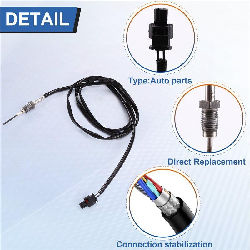 For BMW X3 X4 X5 X6 E70 E71 E72 F80 F82 F83 F85 F86 Exhaust Temperature Sensor 13628514730