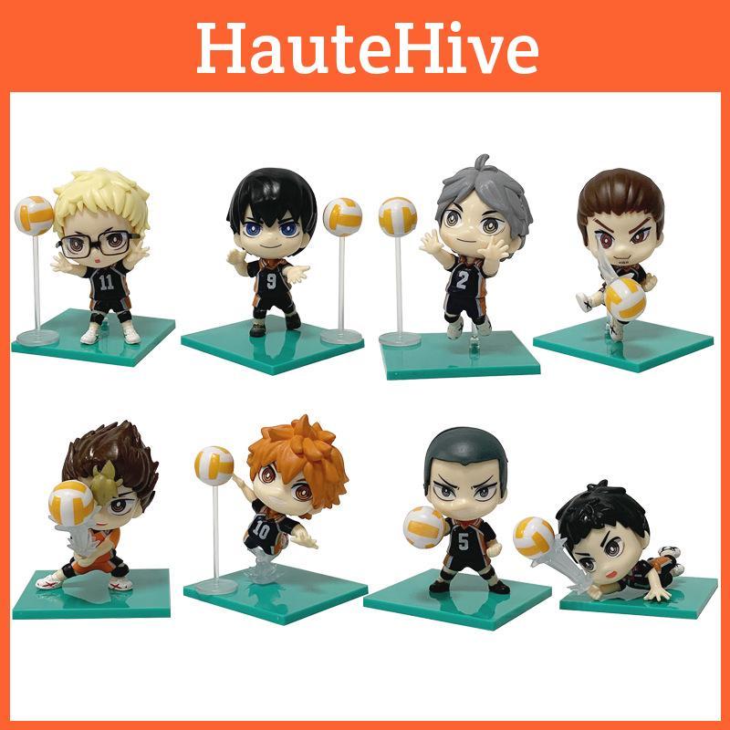 Haikyuu Volleyball Collection Pvc Model Set With Collectible Figurines For Fans
