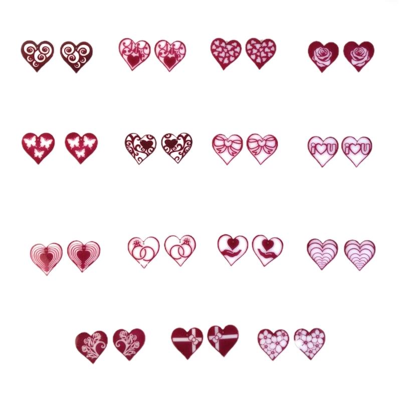 Craft Stunning Earrings Making Mold Butterfly Heart Pendant Silicone Molds Handcrafted Eardrop Moulds for DIY Lover