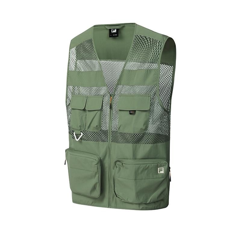 FILA Vests Men s Alkaline Green Moderate Fishing A11M427709FGN 170/92A/M