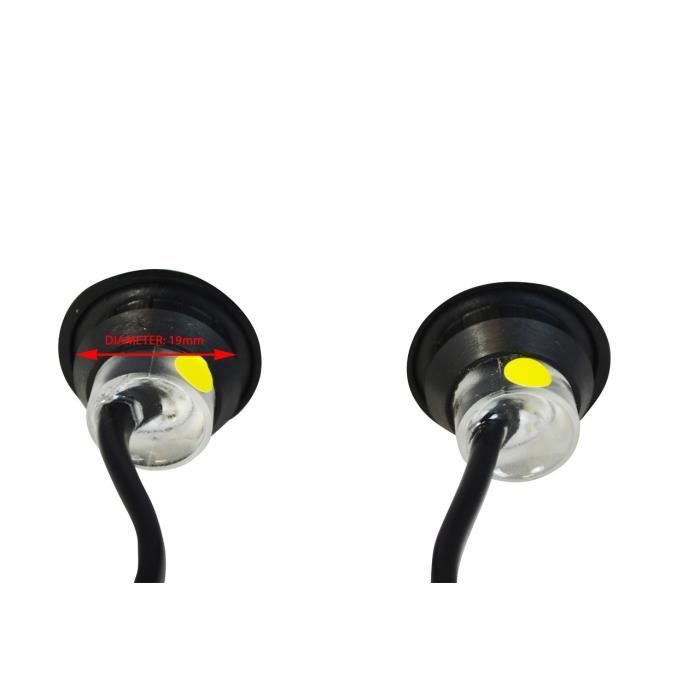 Clignotants encastrée Petits Clignotants ronds