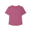 FILA Original Fashion Comfortable Soft Solid Color Slim Fit Short Sleeve Raglan T-Shirt Women Tops Brick-Red F51W529104F-WI