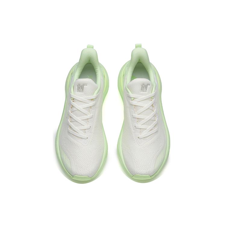 New Anta 2.5 Breathable Lightweight Low Top Running Shoes Women's White Green 122235582-7