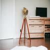 Pack of 1 Spotlight Tripod Floor Lamp, Brass,