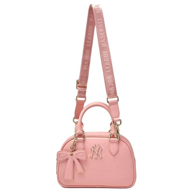 MLB Butterfly Charm Crossbody Handbag Regular Kids' Pink Casual 7ACRM056N-50PKL