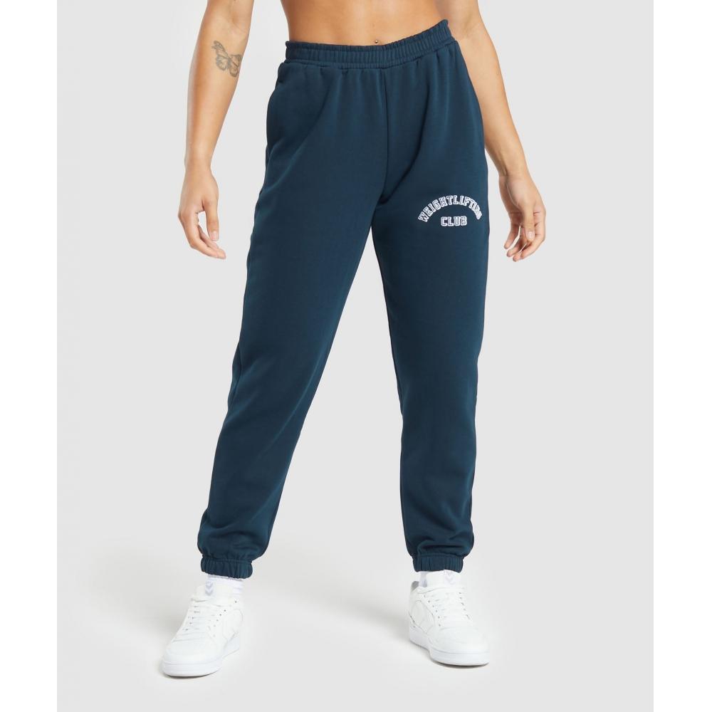 

Джоггеры для тяжелоатлетического клуба GYMSHARK Темно-синие B8A8W UB9P